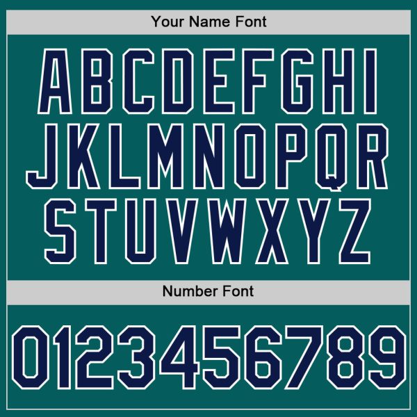 Custom Teal Navy-White Authentic Sleeveless Baseball Jersey - Image 4