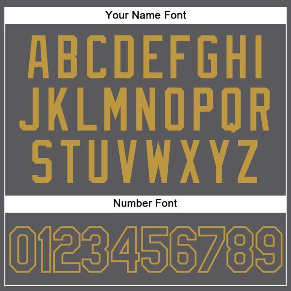 Custom Steel Gray Old Gold Authentic Baseball Jersey - Image 5